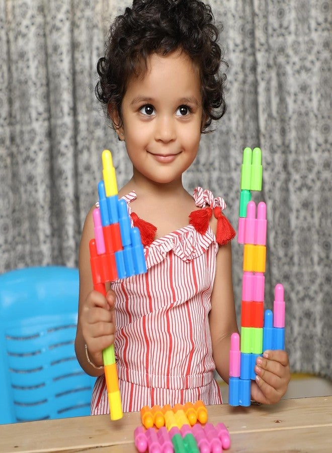 VERAT مجموعة مكعبات بناء فيرات 85 قطعة - لعبة تعليمية STEM لتنمية دماغ الطفل - لعبة ما قبل المدرسة ورياض الأطفال - Image 5